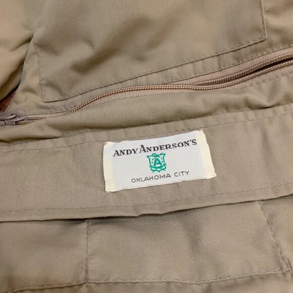 Vintage Orvis Tan Cotton Outdoor Safari Vest W/ Patches & Multiple Pockets Sz M - Picture 6 of 9